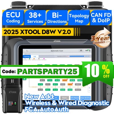 XTOOL D8W 2.0 Profi KFZ OBD2 Diagnosegerät Scanner ALLE SYSTEM Programmierung DE