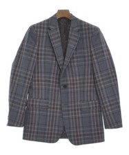 VALENTINO Tailored Jacket GrayxReddish Check Pattern 2200461446012