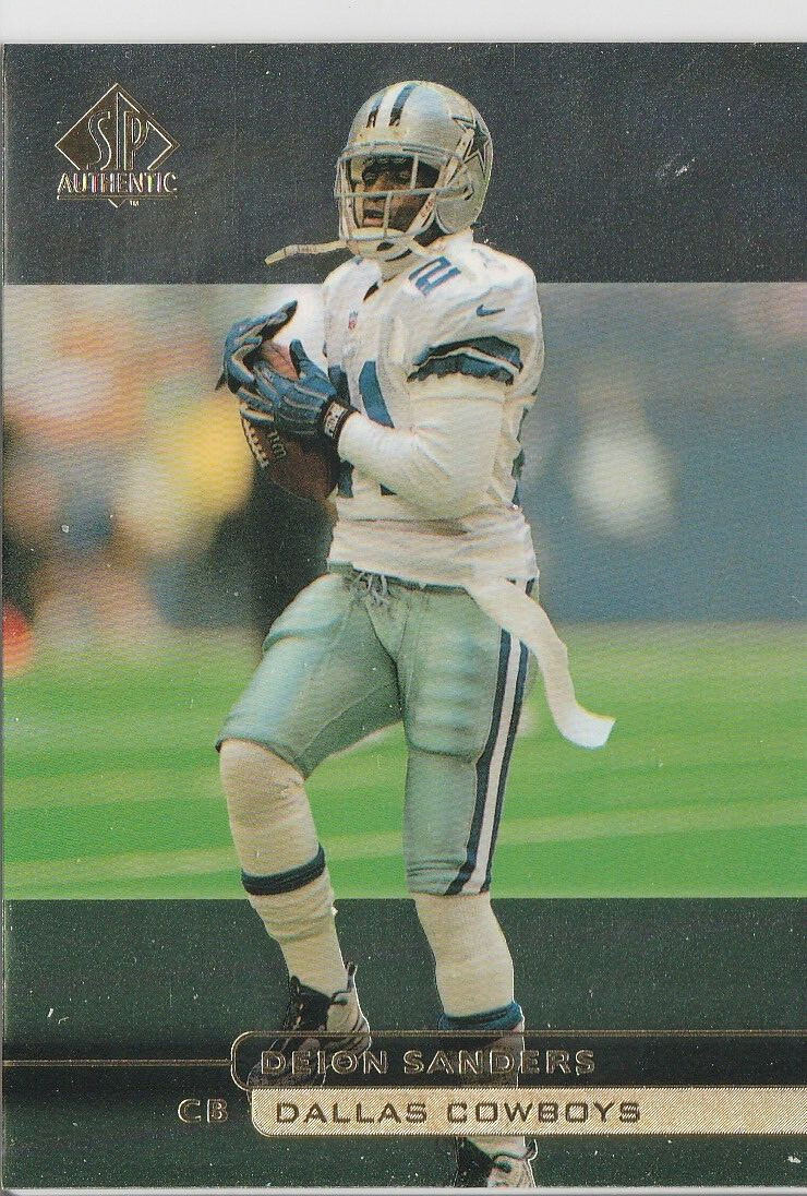 SP Authentic NFL 1998 Primetime DEION SANDERS Dallas Cowboys Football