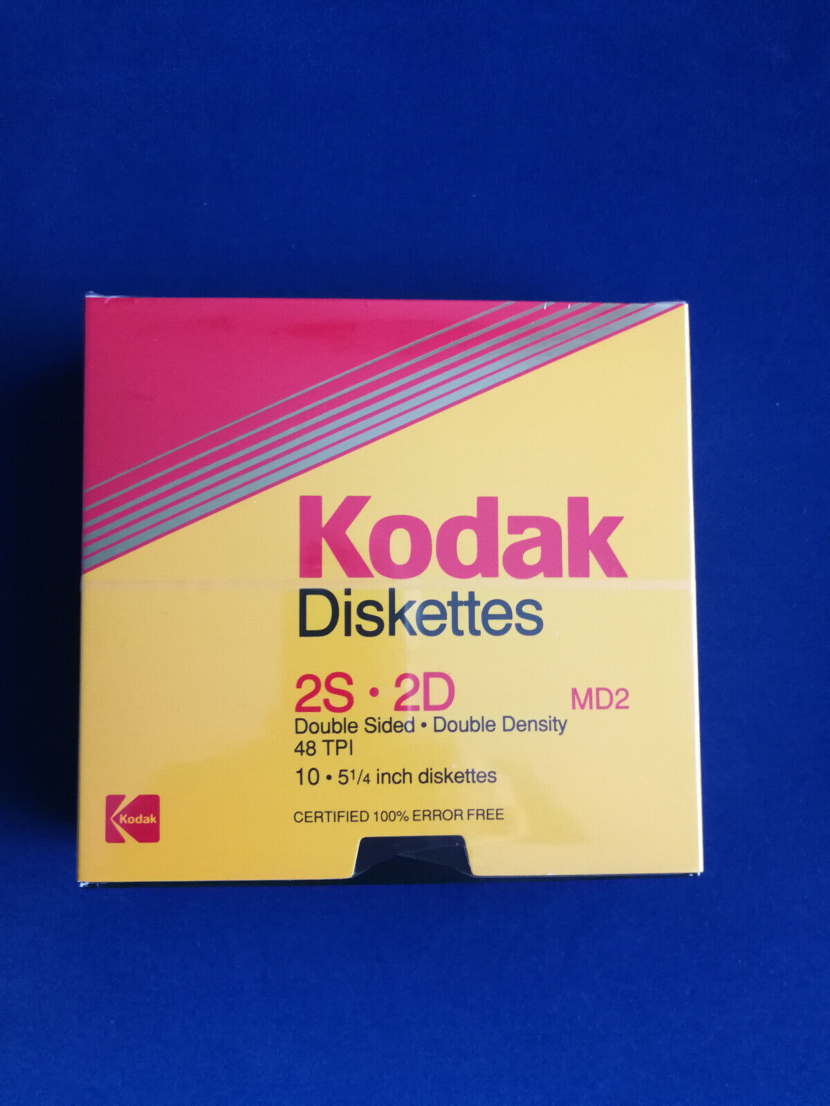 5.25 Disketten KODAK MD2 2S2D 48tpi. C64 [OVPNEU1 Pack10 Disksformatiert]