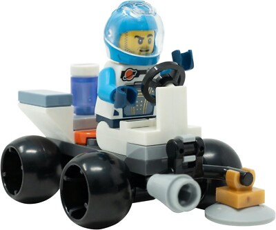 LEGO City: Space Astronaut Minifigure with Moon Rover