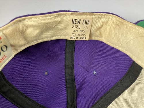 Vintage Washington Huskies Hat New Era Pro Model Purple Fitted 59FIFTY 7 1/8 Cap - Picture 11 of 11