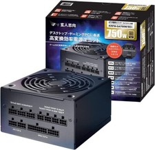 Kuroutoshikou 750W PSU 80Plus GOLD ATX Full Modular Semi-Fanless Japan Model