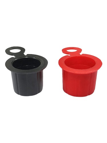 Top Post Plastic Battery Caps- One Red and One Black per set- Protects Terminals - Picture 7 of 9