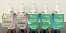 Bath & Body Works Lot of 5 ALOHA KIWI PASSIONFRUIT Wallflower Refill Bulbs NEW