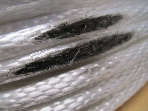 New 3/8 Inch Wire Center Solid Braid Nylon Flagpole Rope - 1000 Foot Spool - Picture 6 of 6