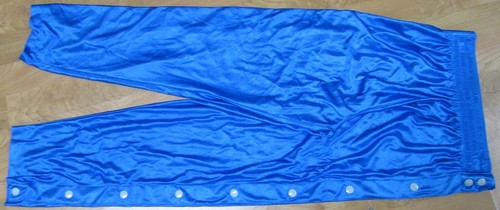 Basketball Pant Break Away Unisex Kids Large 10 Pair Royal Blue Warm UP Nylon - Picture 6 of 6