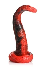 Creature Cocks King Cobra Silicone Dildo, Red Dong Snake Fetish Kinky Fantasy