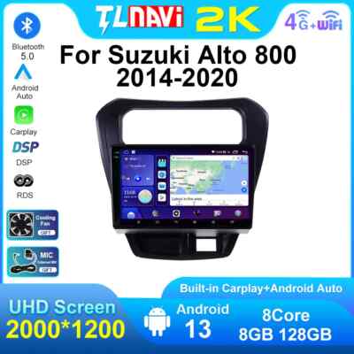 For Suzuki Alto 800 2014-2020 Android Car Radio Auto Carplay Stereo GPS Screen