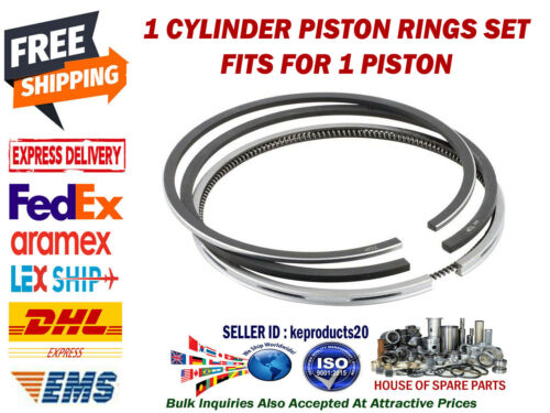 Piston Rings Set 81mm STD for BLMC LEYLAND PE 146 PE 166 Rover 2300 2600 S SE - Picture 1 of 7