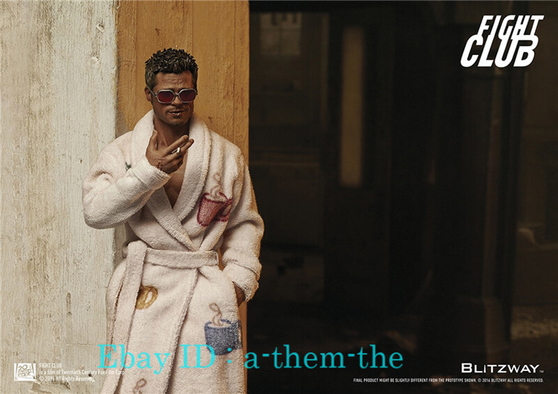 New Blitzway Fight Club Tyler Brad Pitt Toy Gift 1/6 Scale Action
