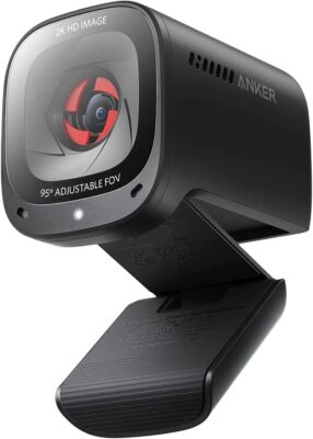 Anker  2K USB Webcam für Laptops Mikrofone mit Geräuschunterdrückung und K.I