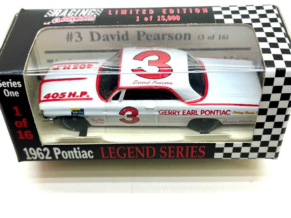 David Pearson 1962 Pontiac #3 Gerry Earl Pontiac 1:64 RCCA Legend Series NASCAR - Image 2 of 4