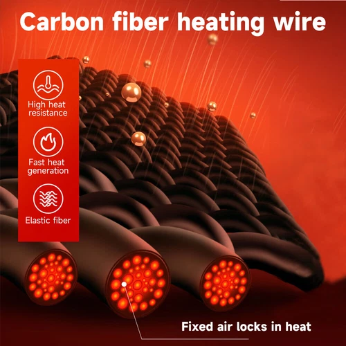 Beheizter Mantel 21 Heizzonen mit 10000mAh Akku Elektroheizung Kapuzenjacke - Bild 20 von 46