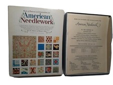 Vintage 1963 Book Box of Patterns and Instructions for AMERICAN NEEDLEWORK