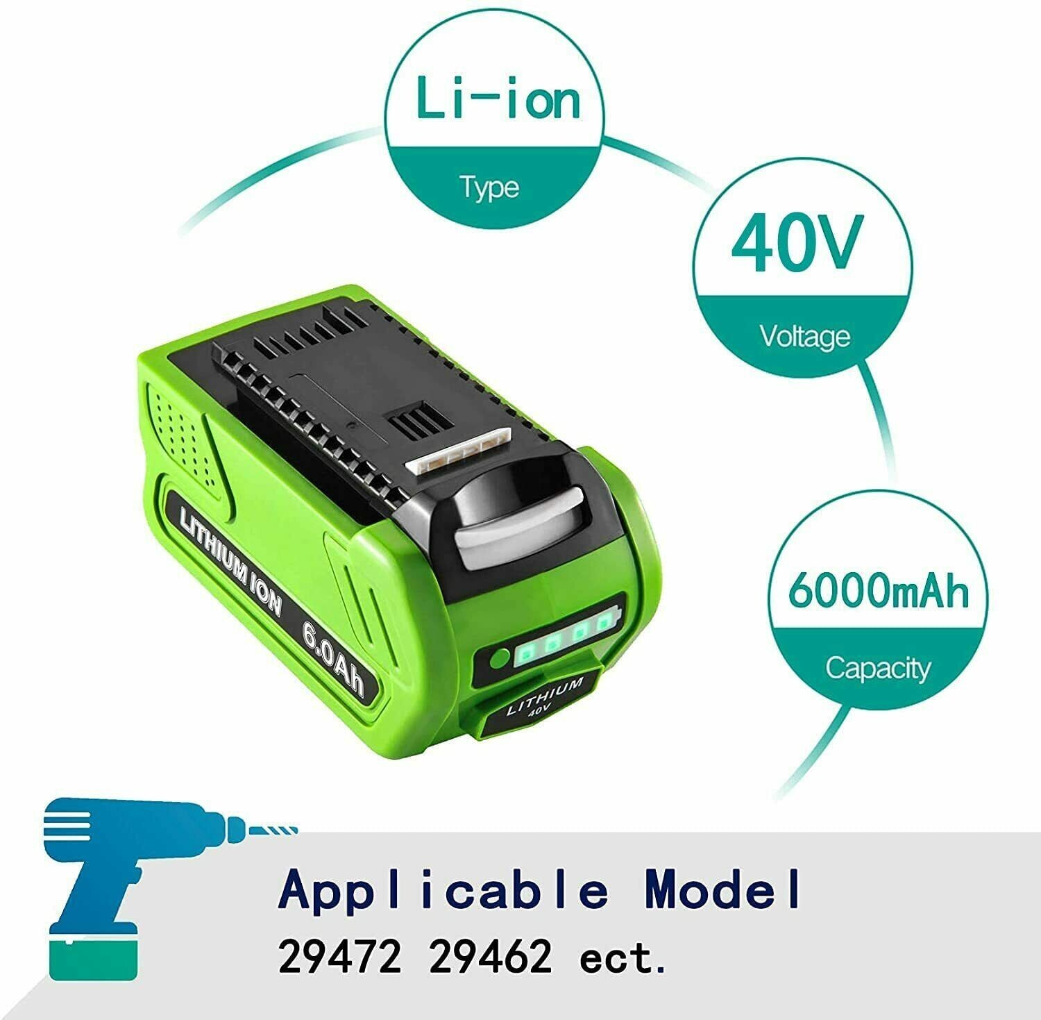 Аккумулятор greenworks baf724