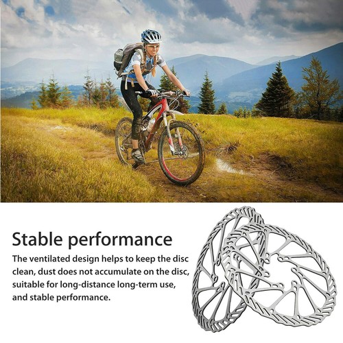 Fahrrad Scheibenbremse Set Mechanische Scheibe MTB Bremsscheibe für Vorne Hinten - Bild 3 von 12