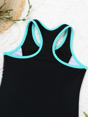 Mädchen Badeanzug Zweiteiliger Tankini Set Bademode mit Boyshort Schwimmanzug - Picture 10 of 11