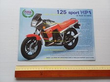 Fantic Motor 125 Sport HP1 1985 depliant originale FRANCESE brochure
