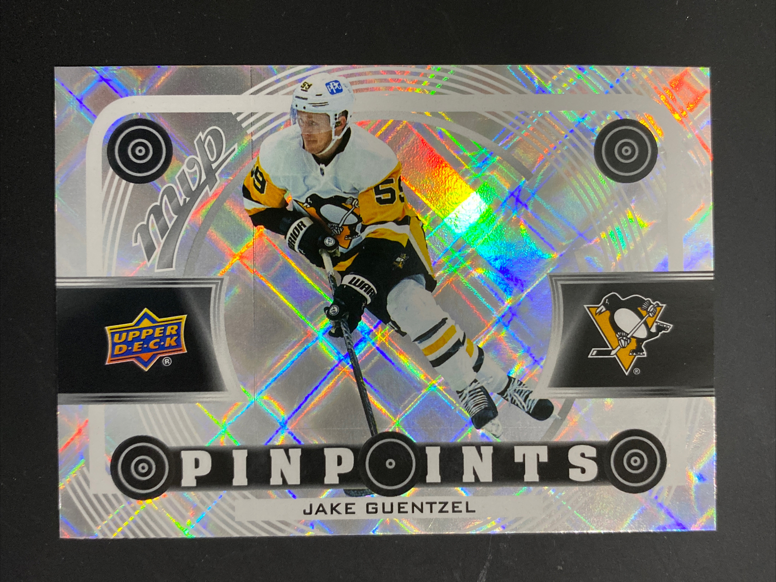 2022-23 Upper Deck MVP Pinpoints Jake Guentzel #PP-21 - Pittsburgh Penguins