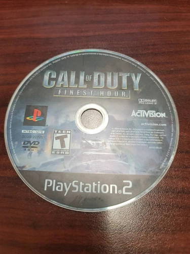 Call of Duty Finest Hour (PlayStation 2 PS2) NO TRACKING - DISC ONLY 719