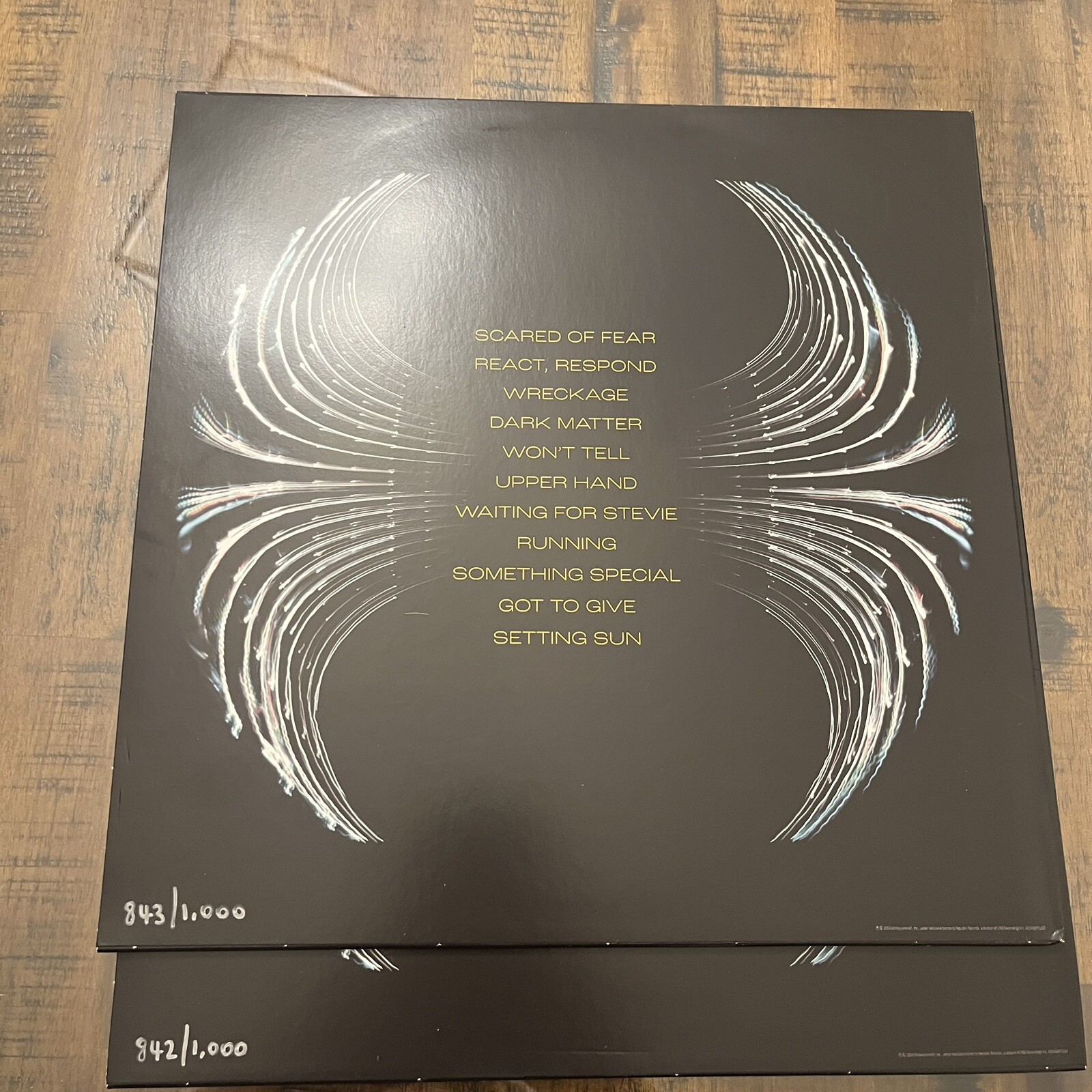 PEARL JAM DARK MATTER ZOETROPE LIMITED EDITION 842  843/1000 VINYL LP