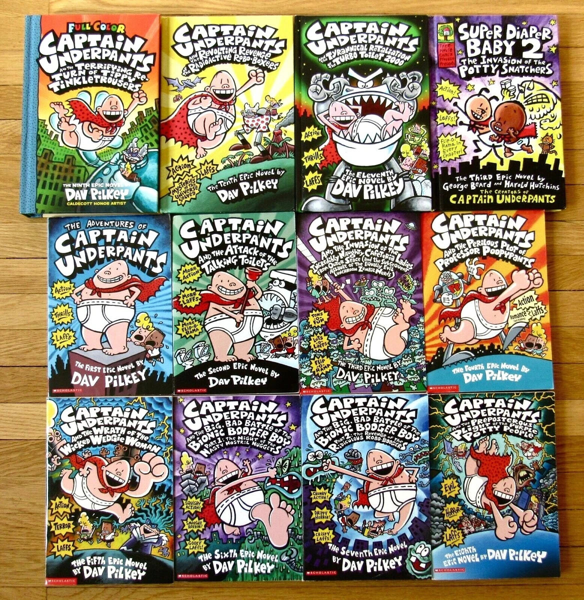 Captain underpants series sale list in order
