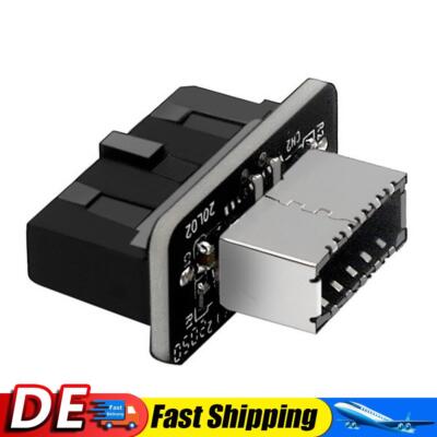 USB3.0 19P/20P To TYPE-E Adapter TYPE-C Insert Port Converter Plug for Mainboard
