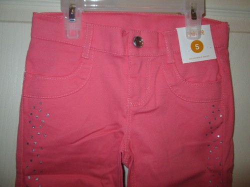 GYMBOREE GIRLS SIZE 5 ORANGE COLORED JEAN/JEGGINGS NEW - Picture 3 of 7