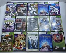 MIXED lot of 15 Xbox 360 Kinect Games UFC Just Dance sports skyrim madden NFL