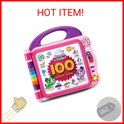 LeapFrog Scout and Violet 100 Words Book, Purple main image 0