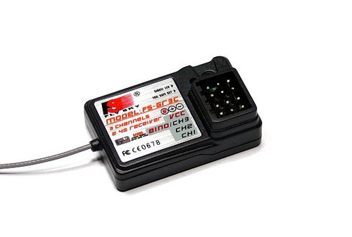 FLYSKY FS-GR3C 3ch 2.4GHz RC Model Failsafe Receiver RV160 - 第 1/3 張圖片