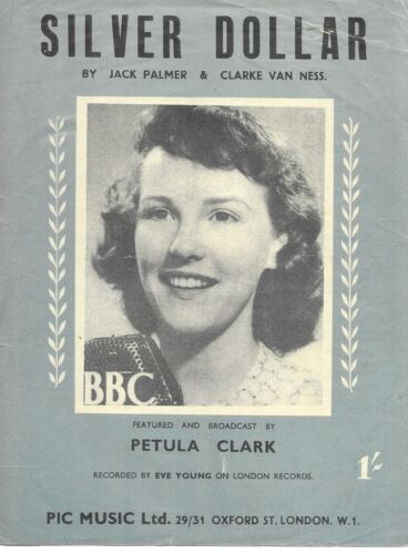 VERKAUF REDUZIERT Petula Clark Silberdollar UK Noten - Bild 1 von 1