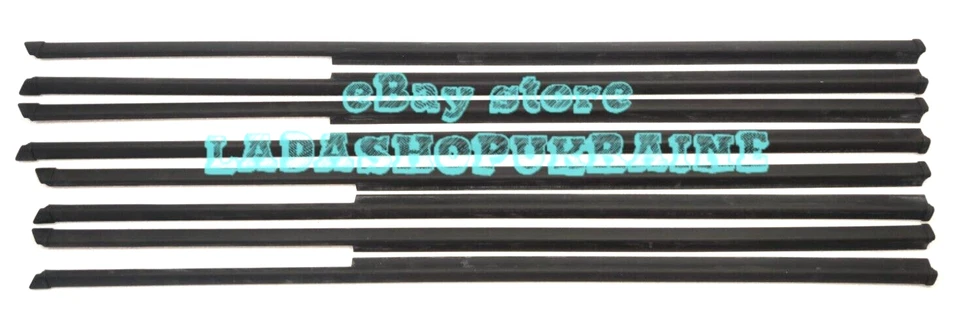 FACHADAS DE VIDRIO sello de deslizante, barredores LADA 2101 06 Sello Para vidrio Foto 2 de 4