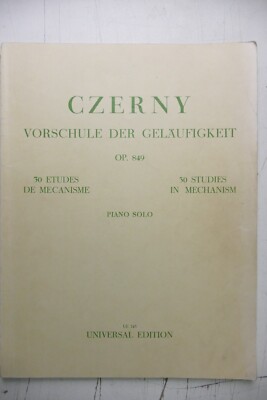 Czerny Vorschule der Geläufigkeit Op.849 Universal Edition Nr.143 To-3137