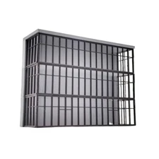 Outland Models Modern 3-story Commercial Building Shop/Mall 1:87 HO Scale