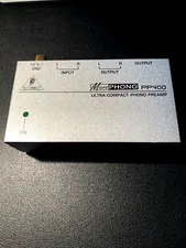 Behringer MicroPhono PP400 Ultra-Compact Phono Preamp Complete. Excellent.
