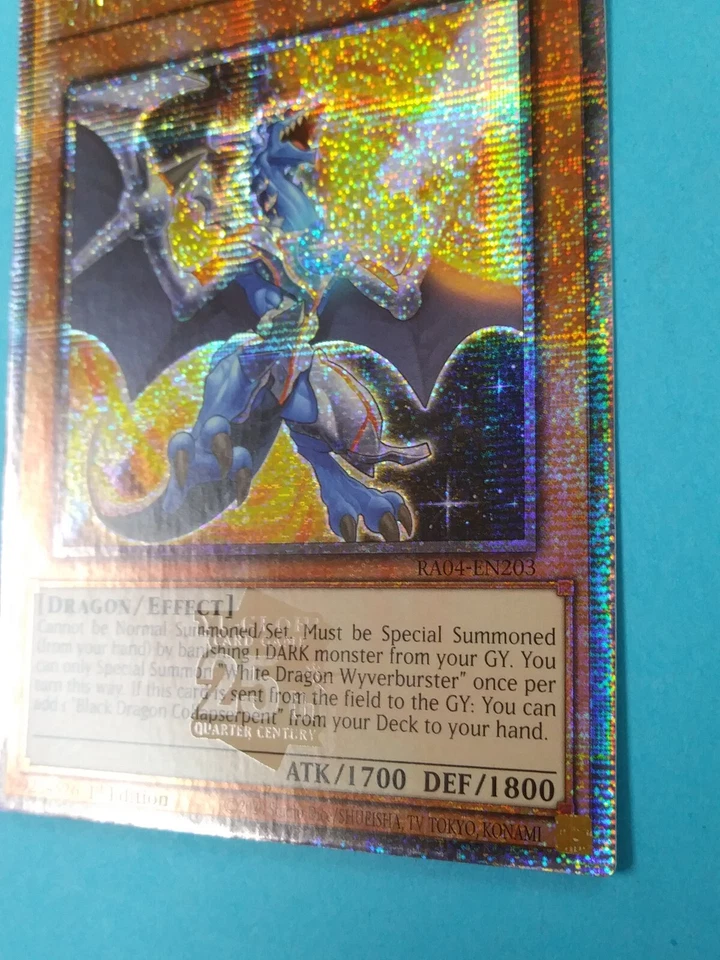 Yugioh - WHITE DRAGON WYVERBURSTER - RA04-EN203 Quarter Century Secret Rare NM - Image 2 of 3