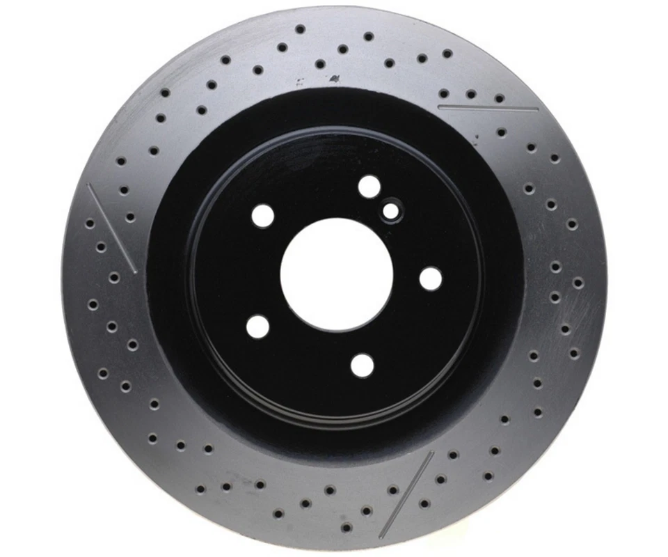 KIT trasero rotor freno disco para Mercedes-Benz CLK63 AMG 2007-2009 (68971) Foto 3 de 4