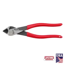 8 In. Diagonal Cutting Pliers with Dipped Grip
