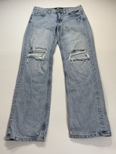 Aeropostale Light Blue Low Rise Baggy Jeans Size 2 Reg