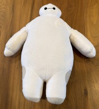 2014 Big Hero 6 TALKING BAYMAX Plush Disney by Bandai 11" WORKS EUC READ   