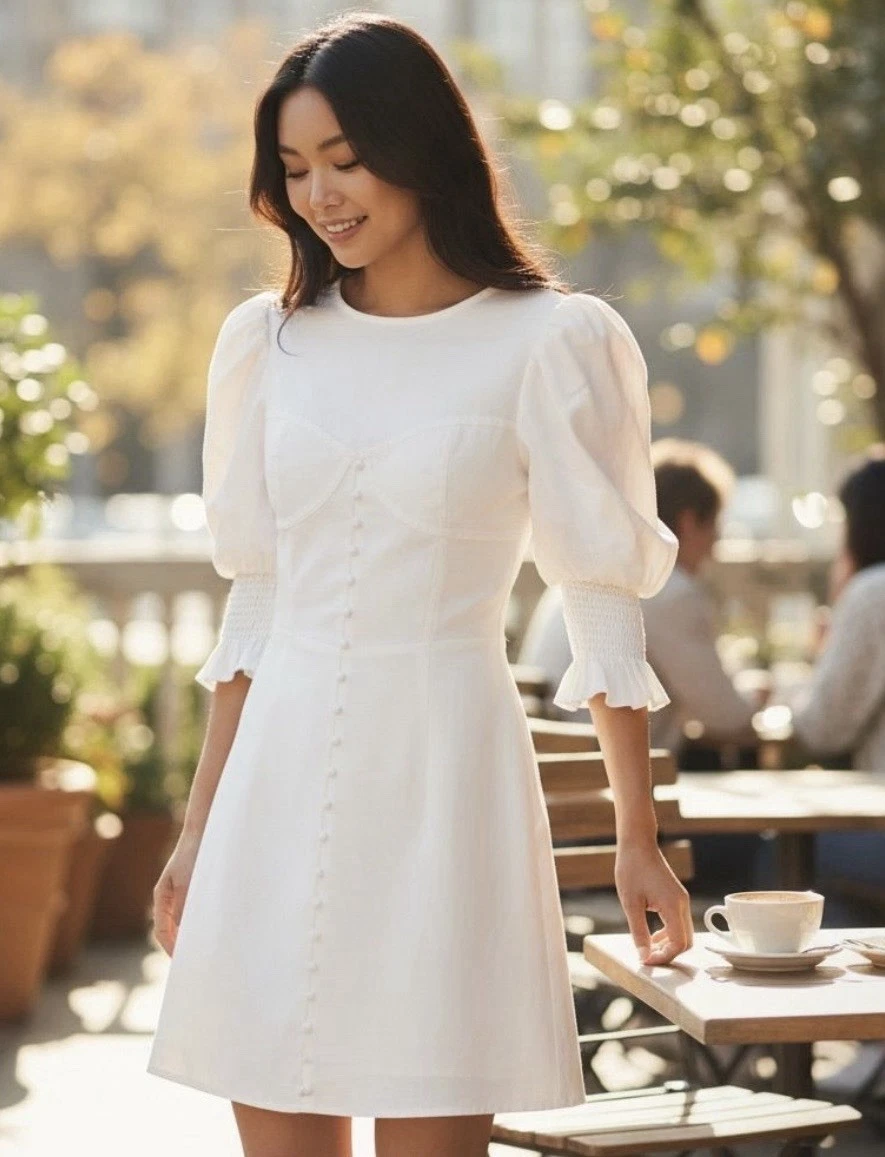 White Sabo Skirt Dresses for Women | eBay