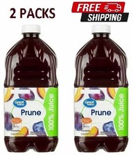 Great Value 100% Prune Juice, 64 fl oz (2 pac...