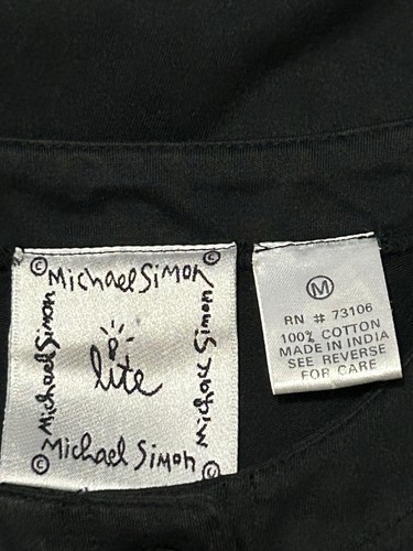 Chaqueta Cárdigan De Colección Michael Simon Lite Para Mujer Talla M Bordada Flores Usada en Excelente Condición - Imagen 3 de 5