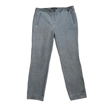 TALBOTS Womens Size 8 Gray Skinny Ankle Career Business Dress Pants 27" Inseam