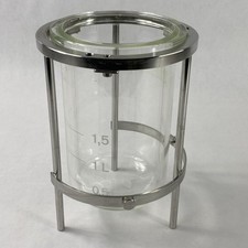 Sartorius 1,5 litri vaso in vetro G-13263 bioreattore fermentatore - senza piastra