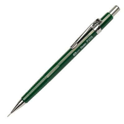 Pentel 205 - 0,5 mm, grünes Gehäuse 0,5 mm HB Druckbleistift