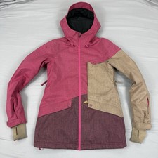 O’Neill Freedom Series 10K Snowbaording Jacket Womens Sz Small Hooded Pink