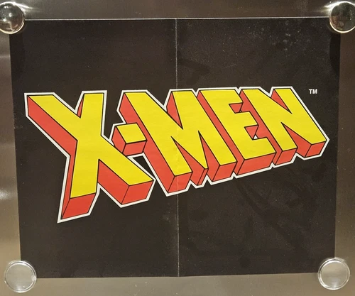 Vintage X MEN Poster 1993 Promo 13X10 Comic Toy  NM